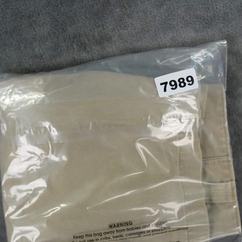 The North Face Short Court Canvas Shorts Mens 30 Tan Outdoor Gorpcore Logo AJDS
